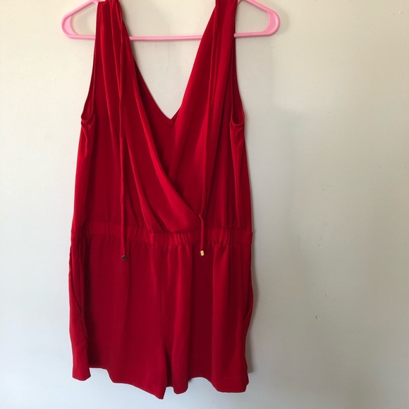 Zara red short romper (one piece) - Picture 5 of 8